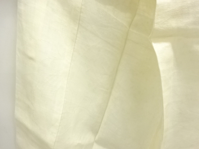  アンティーク　本麻すかし織荒波模様長襦袢